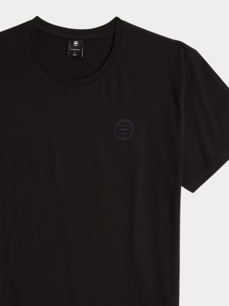 T-SHIRT G-STAR ORIGINALS LOGO R T DK BLACK