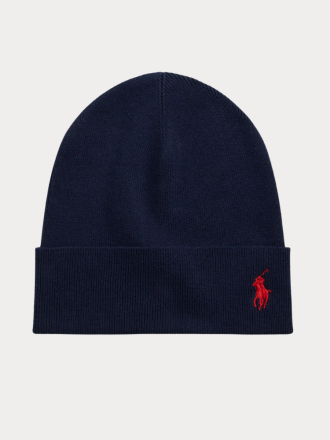 ΣΚΟΥΦΟΣ POLO RALPH LAUREN LGHTWGHT CTT-HAT-COLD WEATHER NAVY