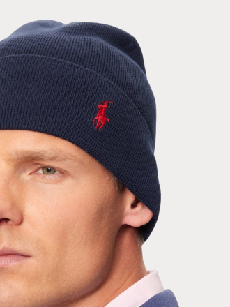 ΣΚΟΥΦΟΣ POLO RALPH LAUREN LGHTWGHT CTT-HAT-COLD WEATHER NAVY