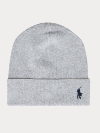 ΣΚΟΥΦΟΣ POLO RALPH LAUREN LGHTWGHT CTT-HAT-COLD WEATHER ANDOVER GREY