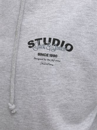 ΦΟΥΤΕΡ JACK & JONES JYUKI SWEAT HOOD BF LIGHT GREY