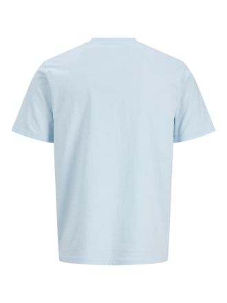 T-SHIRT JACK & JONES JCODUST JJ PHOTO TEE SS CREW FST OMPHALODES LIGHT BLUE