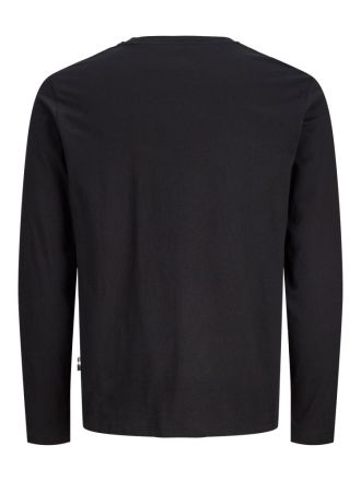 T-SHIRT JACK&JONES JREBFELIX LS TEE BLACK