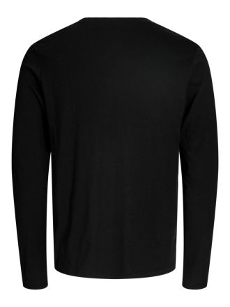 LONG SLEEVE JACK&JONES JJBUSTER TEE LS CREW NECK BTS BLACK