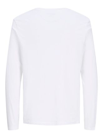 LONG SLEEVE JACK&JONES JJBUSTER TEE LS CREW NECK BTS BRIGHT WHITE