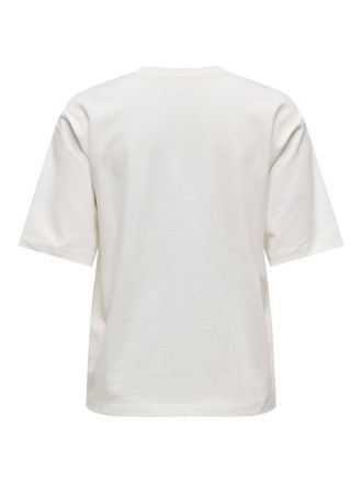 T-SHIRT ONLY LANA S/S PRINT TOP BOX CLOUD DANCER