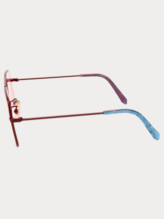 ΓΥΑΛΙΑ ΗΛΙΟΥ RETROSUPERFUTURE METAL BORDEAUX/RED