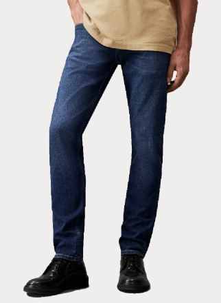 ΤΖΙΝ CALVIN KLEIN SLIM DENIM MEDIUM BLUE