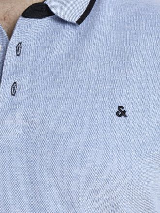 ΠΟΛΟ JACK&JONES JJEPAULOS POLO SS NOOS PLS Bright Cobalt (PLUS SIZE)