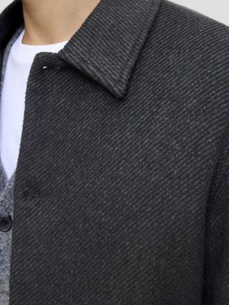 ΠΑΛΤΟ ΚΟΝΤΟ JACK&JONES JPRBLACOBBS JACKET DARK GREY MELANGE