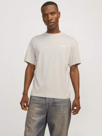 T-SHIRT JACK & JONES JJELEGACY TEE SS O-NECK NOOS BEIGE