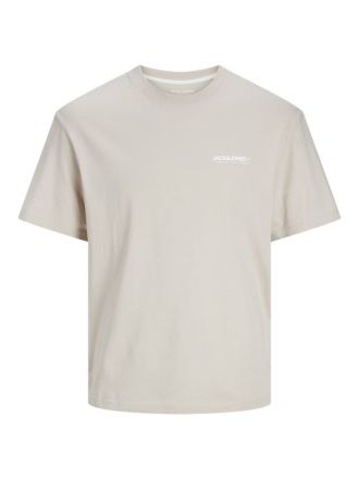 T-SHIRT JACK & JONES JJELEGACY TEE SS O-NECK NOOS BEIGE