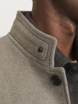 ΠΑΛΤΟ JACK&JONES JJEMELTON WOOL BLEND COAT SN GREIGE