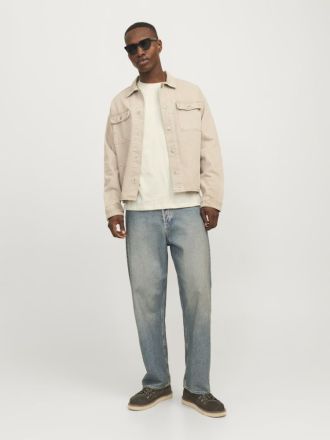T-SHIRT JACK & JONES JORFREDERIKSBERG TEE SS CREW NECK BEIGE