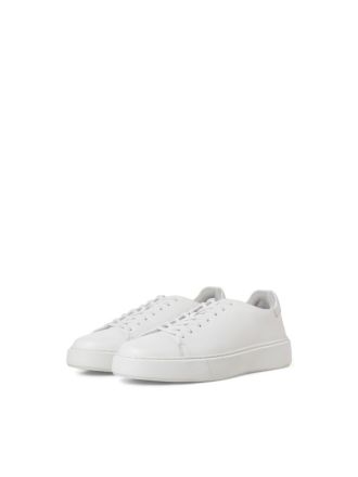 SNEAKERS JACK&JONES JFWSTOCKHOLM LEATHER SNEAKER NOOS BRIGHT WHITE LEATHER
