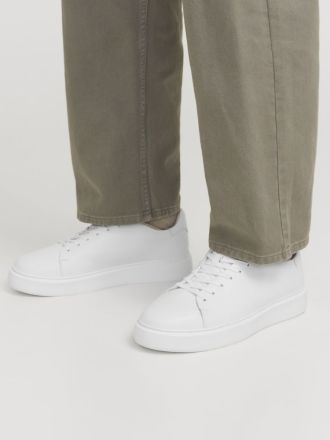 SNEAKERS JACK&JONES JFWSTOCKHOLM LEATHER SNEAKER NOOS BRIGHT WHITE LEATHER