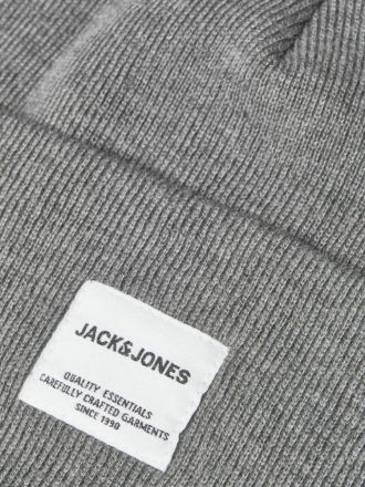 ΣΚΟΥΦΟΣ JACK & JONES JACLONG KNIT BEANIE SN GREY