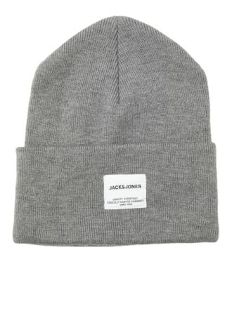 ΣΚΟΥΦΟΣ JACK & JONES JACLONG KNIT BEANIE SN GREY