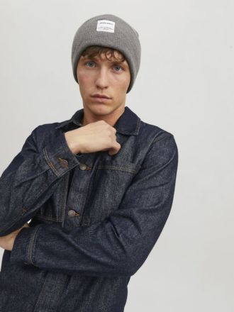ΣΚΟΥΦΟΣ JACK & JONES JACLONG KNIT BEANIE SN GREY