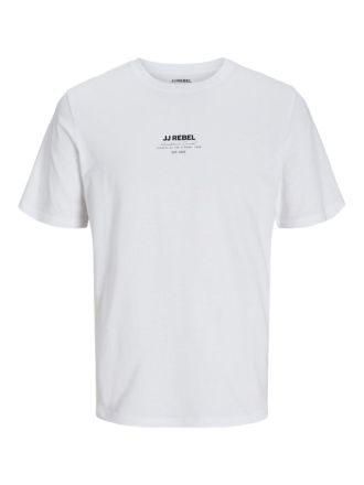 T-SHIRT JACK & JONES JREBLINO TEE SS CREW NECK WHITE