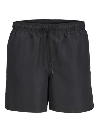 ΜΑΓΙΟ JACK & JONES JREBHAWAII SWIM SHORT SOLID BLACK