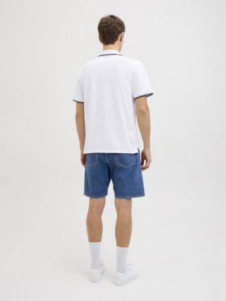 POLO JACK & JONES JREBZELL SS SN WHITE