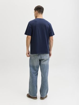 T-SHIRT JACK & JONES JJFRANK TEE SS CREW NECK NAVY BLAZER