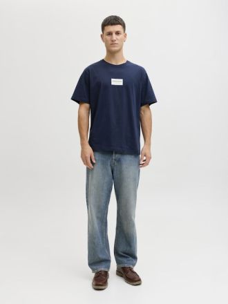 T-SHIRT JACK & JONES JJFRANK TEE SS CREW NECK NAVY BLAZER