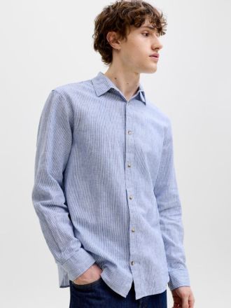 ΠΟΥΚΑΜΙΣΟ JACK&JONES JJEESSENTIALS LINEN SHIRT LS INFINITY STRIPES