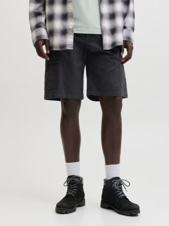 ΒΕΡΜΟΥΔΑ JACK & JONES 12289335 JPSTCOLE HUDSON BELTED CARGO SHORTS MID ΜΑΥΡΟ