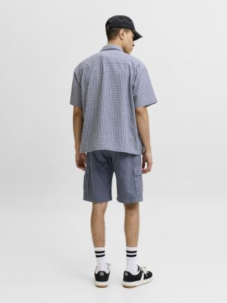 ΒΕΡΜΟΥΔΑ JACK & JONES 12289335 JPSTCOLE HUDSON BELTED CARGO SHORTS MID ΓΚΡΙ
