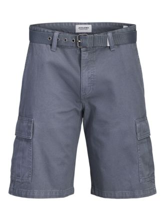 ΒΕΡΜΟΥΔΑ JACK & JONES 12289335 JPSTCOLE HUDSON BELTED CARGO SHORTS MID ΓΚΡΙ