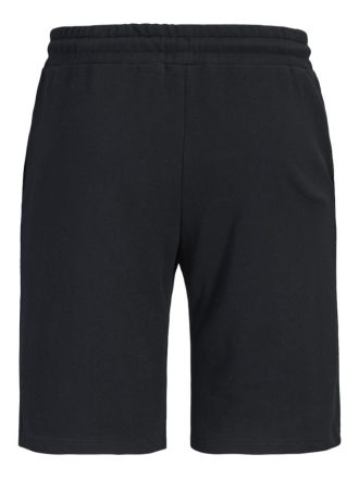 SHORTS ΦΟΡΜΕΣ JACK&JONES JPSTGORDON COLLEGE SWEAT SHORTS MID ΜΑΥΡΟ