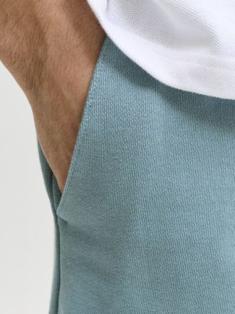 SHORTS ΦΟΡΜΕΣ JACK&JONES JPSTGORDON COLLEGE SWEAT SHORTS MID MINERAL BLUE
