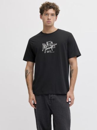 T-SHIRT JACK & JONES JREBKNOX SS BLACK