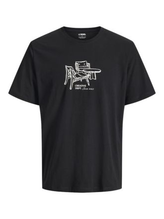 T-SHIRT JACK & JONES JREBKNOX SS BLACK