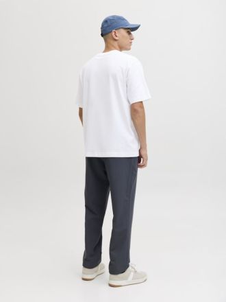 T-SHIRT JACK&JONES 12291022 JORNORREBRO PHOTO TEE SS CREW NECK LN ΛΕΥΚΟ
