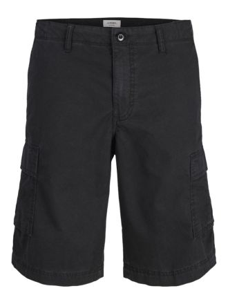 ΒΕΡΜΟΥΔΑ JACK & JONES 12291273 JREBCORY CARGO SHORT MID SN ΜΑΥΡΟ