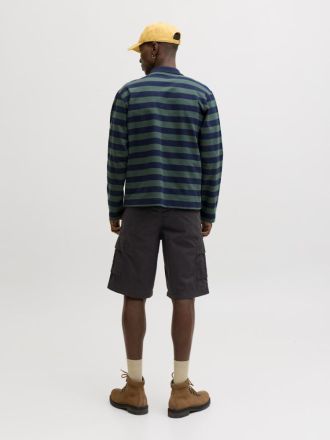 ΒΕΡΜΟΥΔΑ JACK & JONES 12292263 JPSTCOLE MATTY CARGO SHORT MID BLACK