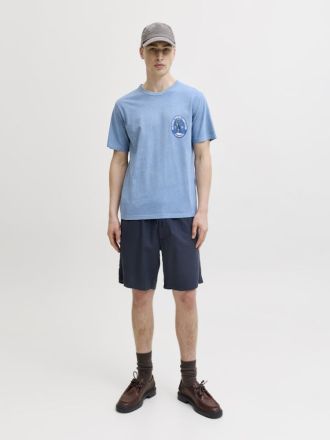 ΒΕΡΜΟΥΔΑ ΛΙΝΗ JACK&JONES JPSTJAIDEN HYBRID BONDI JOG SHORT REG SN DARK NAVY