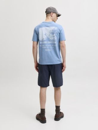ΒΕΡΜΟΥΔΑ ΛΙΝΗ JACK&JONES JPSTJAIDEN HYBRID BONDI JOG SHORT REG SN DARK NAVY