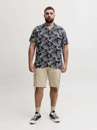 ΒΕΡΜΟΥΔΑ JACK&JONES 12294296 JPSTCOLE FRANK CARGO SHORT SN PLS CROCKERY (PLUS SIZE)