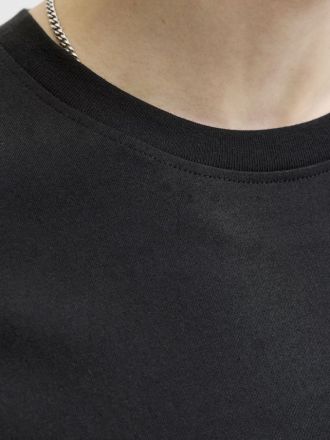T-SHIRT JACK & JONES JORMONTAUK CHESTIE TEE SS CREW NECK BLACK