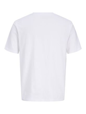 T-SHIRT JACK & JONES JORMONTAUK CHESTIE TEE SS CREW NECK BRIGHT WHITE