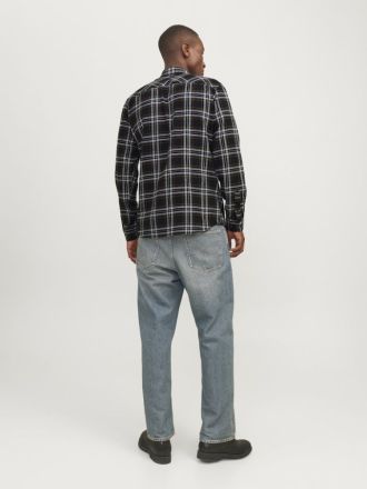 ΠΟΥΚΑΜΙΣΟ JACK & JONES JJJOSHUA FALL FLANNEL SHIRT LS BLACK