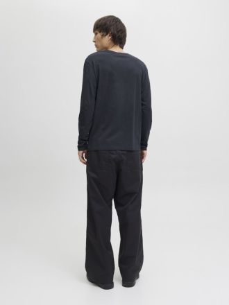 LONG SLEEVE JACK & JONES JJEORGANIC BASIC TEE LS O-NECK NAVY BLAZER