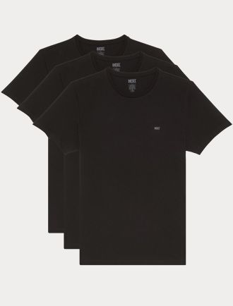 T-SHIRT 3TEM. DIESEL UMTEE-JAKE ROUND NECK BLACK