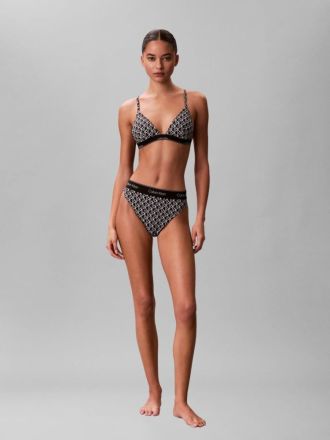 TOP ΜΑΓΙΟ CALVIN KLEIN TRIANGLE BLACK WHITE