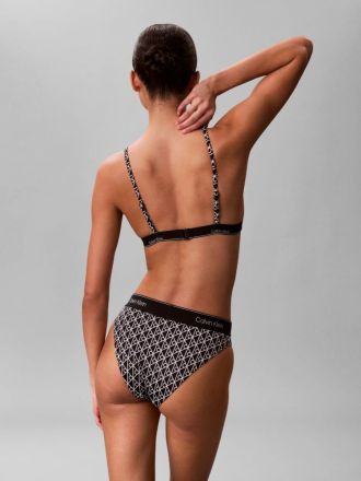 TOP ΜΑΓΙΟ CALVIN KLEIN TRIANGLE BLACK WHITE