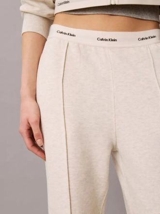 ΠΑΝΤΕΛΟΝΙ ΦΟΡΜΕΣ CALVIN KLEIN TERRY LOGO WAISTBAND TRACK PAN VANILLA HEATHER